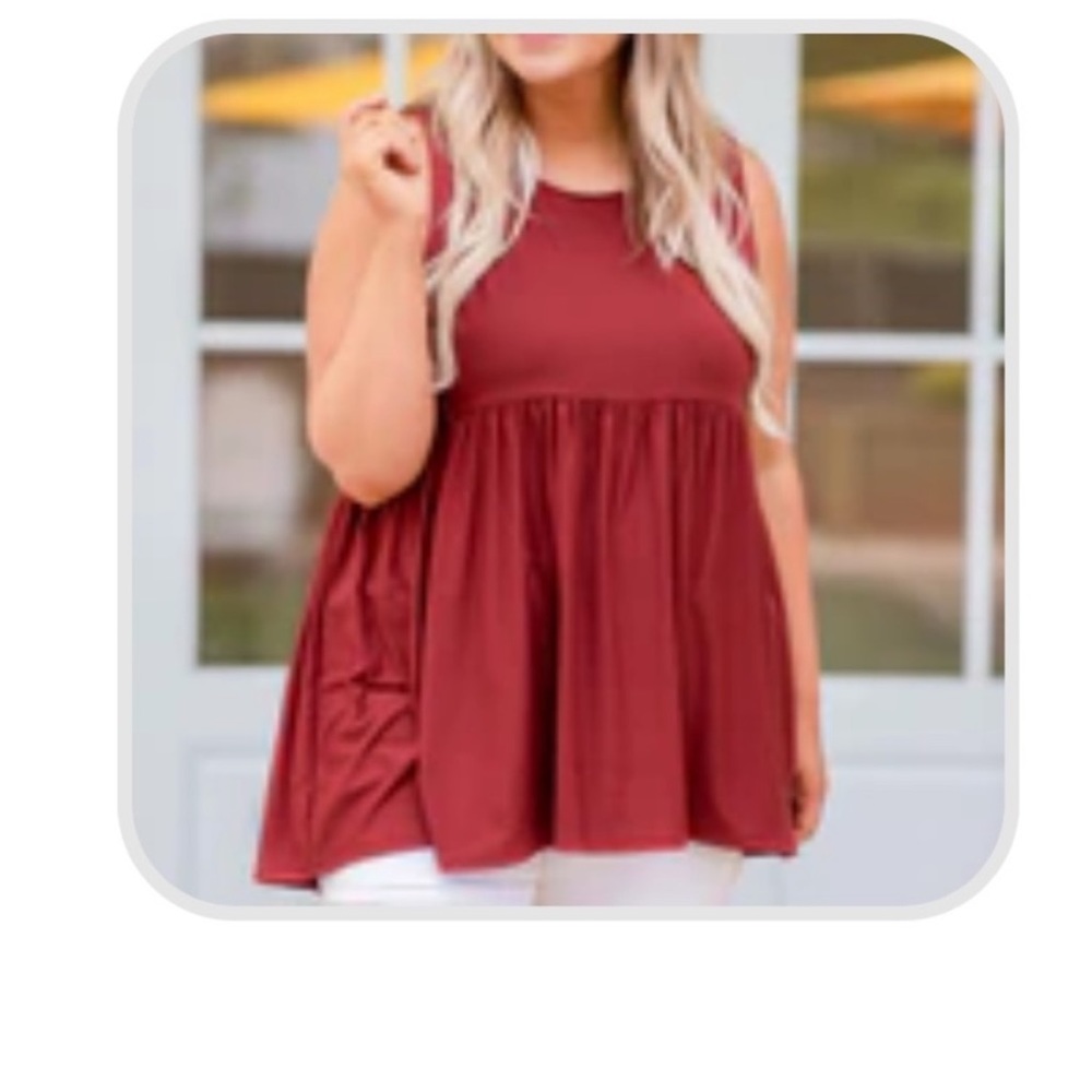 Chic Soul: 1x Hi- Low, Babydoll, loose flowy tank